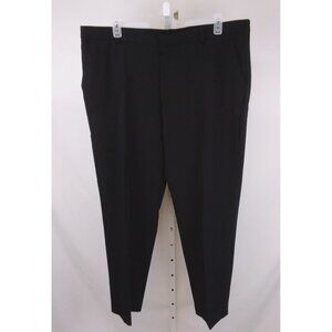 George Casual/Dress Tapered Leg Slacks Pants x 30 NWOT Mens Black Size 42